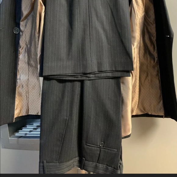 BCBG Max Azria Womens Behati Pinstripe Suit Size 4 - Picture 7 of 11